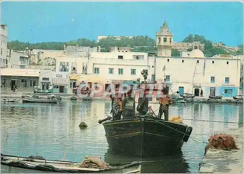 Moderne Karte Bizerte (le Port) Tunisie