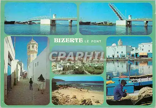 Cartes postales moderne Bizerte le Pont Tunisie