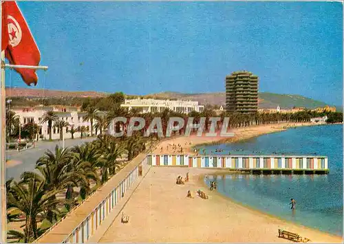 Moderne Karte Bizerte Boulrvard Front de Mer