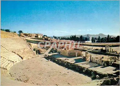Moderne Karte Carthage Tunisie Patrimoine Culturel Mondial