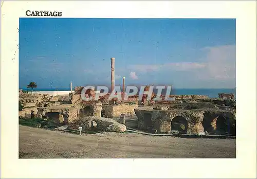 Moderne Karte Carthage Charmes et Douceur de Tunisie les Themes d'Action