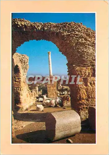 Moderne Karte Carthage Charme et Douceur de la Tunisie