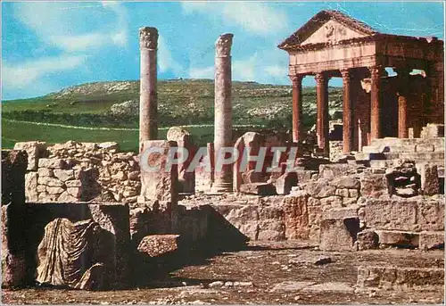 Cartes postales moderne Dougga Ruines Romaines