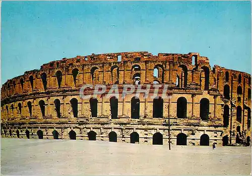 Cartes postales moderne El Djem (ancienne Thysdrus) Theatre Romain (debut du IIIe Siecle) Le Colisee