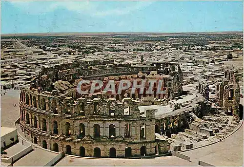 Moderne Karte El Djem l'Ampitheatre romain