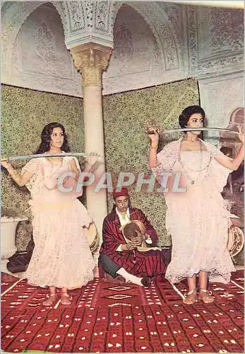 Moderne Karte Danseuses Tunisiennes (Zina et Aziza)