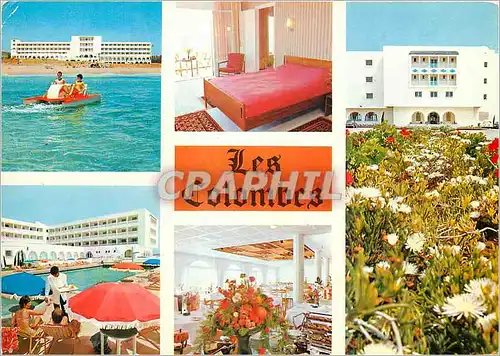 Moderne Karte Hotel Les Colombes Hammamet