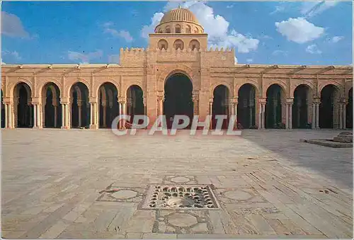 Cartes postales moderne Tunisie Kairouan La Grande Mosquee Okba
