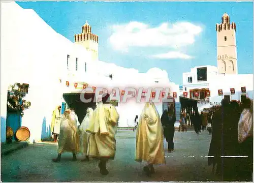 Cartes postales moderne Le rue principale de la Medina de Kariouan