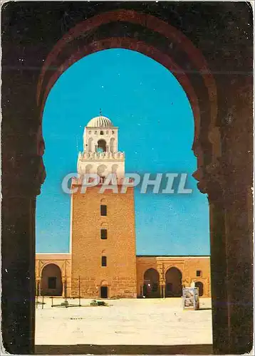 Moderne Karte Kairouan La Grande mosquee