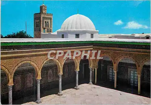 Moderne Karte Kairouan Mosquee Sidi Sahbi