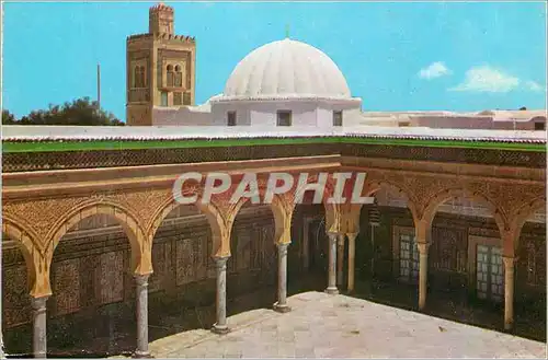 Moderne Karte Kairouan Mosquee Sidi Sahbi