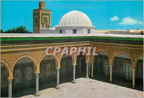 Moderne Karte Kairouan Mosquee Sidi Sahbi