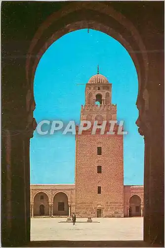 Cartes postales moderne Kairouan Minaret de la Grande Mosquee