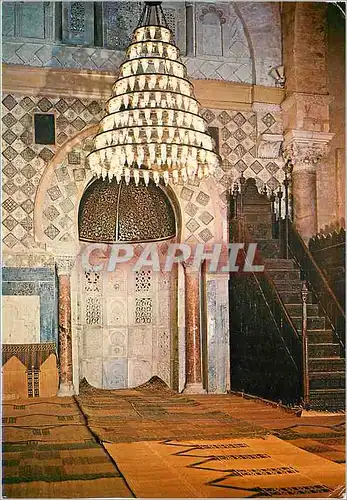 Cartes postales moderne Kairouan Mibrab et chaire de la Grande Mosquee