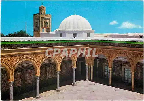 Moderne Karte Kairouan Mosquee Sidi Sahbi