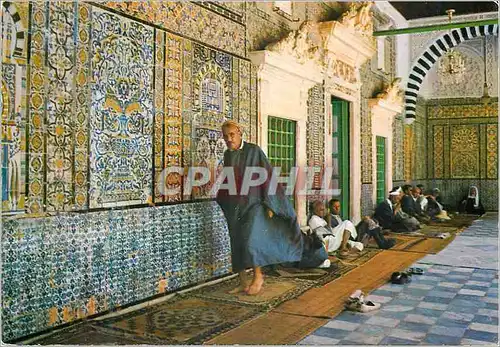 Moderne Karte Kairouan Mosquee Sidi Sahbi