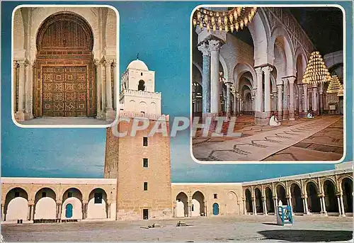 Moderne Karte Kairouan Mosquee Okba Ibn Nefaa