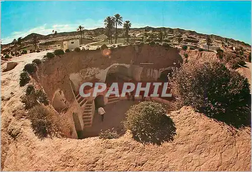 Cartes postales moderne Matmata Habitation Traglodyte