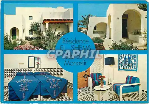 Moderne Karte Residence El Shems Monastir Tunisie