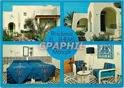 Moderne Karte Residence El Shems Skanes Monastir Tunisie