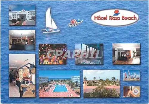 Moderne Karte Hotel Rosa Beach Skanes Monastir