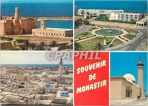 Moderne Karte Souvenir de Monastir