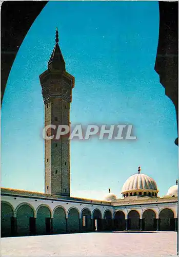 Cartes postales moderne Monastir Minaret de la mosquee Bourguiba