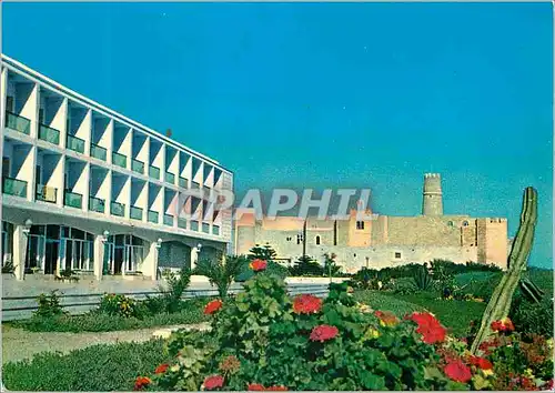 Cartes postales moderne Monastir Hotel Esplanade fasade et vue sur le Ribat