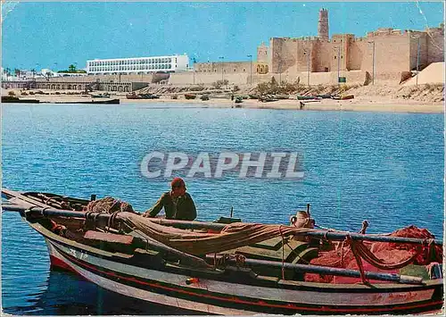 Cartes postales moderne Monastir Tunisie Le Ribat et la plage