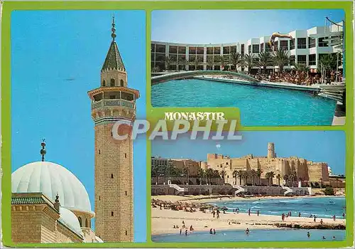 Cartes postales moderne Tunisie Monastir et l'Hotel Ruspina