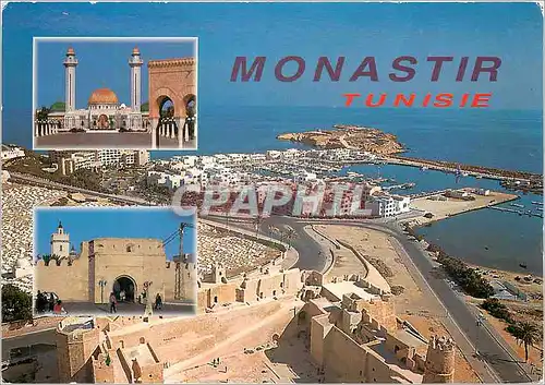 Moderne Karte Monastir Tunisie