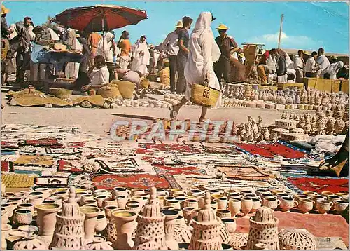 Cartes postales moderne Nabeul Jour de marche