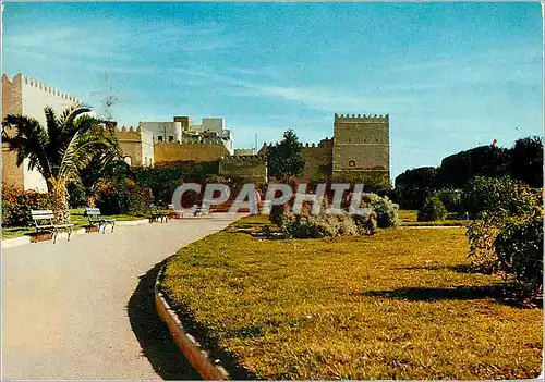 Moderne Karte Sfax Jardins au pied des Remparts