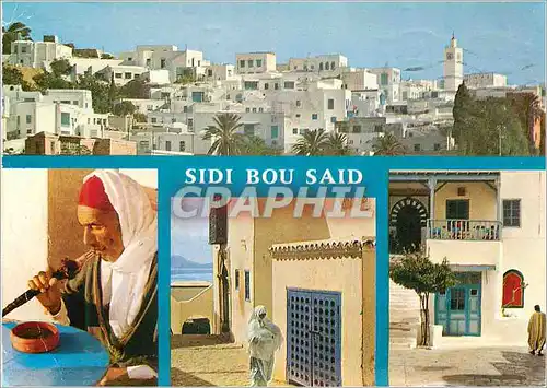 Moderne Karte Sidi Bou Said