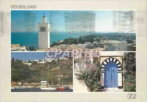 Moderne Karte Sidi Bou Said