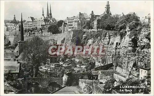 Moderne Karte Luxembourg Le Bock