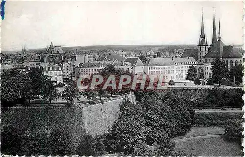 Moderne Karte Luxembourg Vue Generale