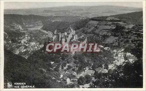 Moderne Karte Vianden Vue Generale