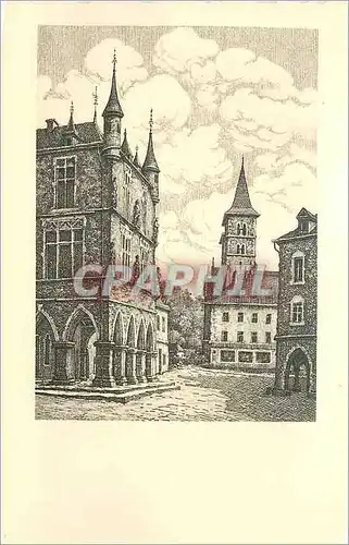 Cartes postales moderne Echternach Le Dingstuhl Hotel de Ville