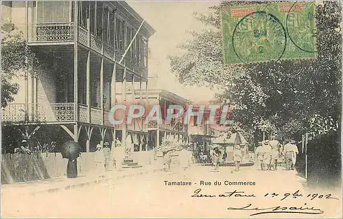 Cartes postales Tamatave Rue du Commerce