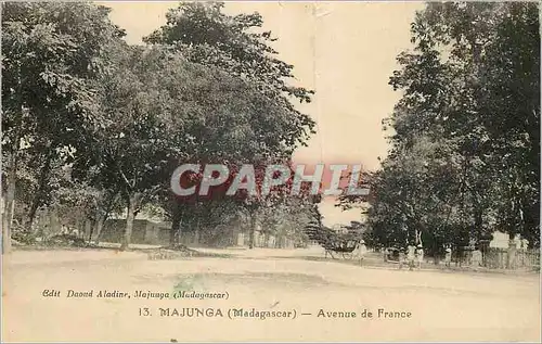 Ansichtskarte AK Majunga Madagascar Avenue de France