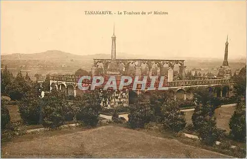 Cartes postales Tananarive Le Tombeau du Ministre