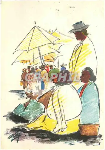 Cartes postales moderne Madagascar Scenes de Marche