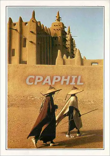Cartes postales moderne Mali Djenne La mosquee d argile