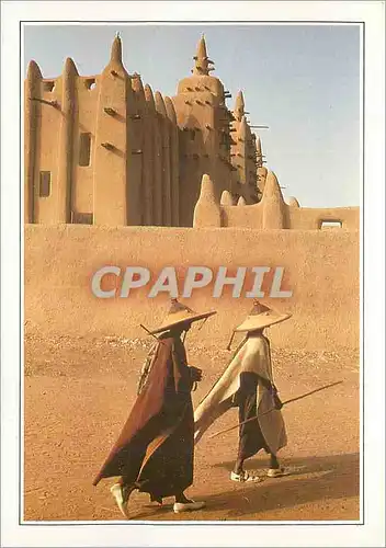 Cartes postales moderne Mali Djenne La mosquee d argile