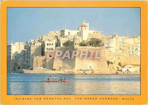 Moderne Karte Training for Regatta Day The Grand Harbour Malta