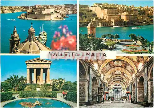 Cartes postales moderne Valletta Malta the Capital City founded by Grandmaster