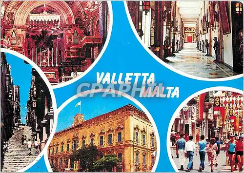 Cartes postales moderne Capital City Valletta Malta