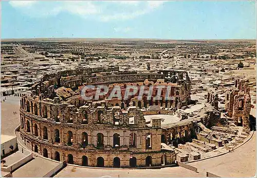 Moderne Karte El Djem L amphitheatre romain